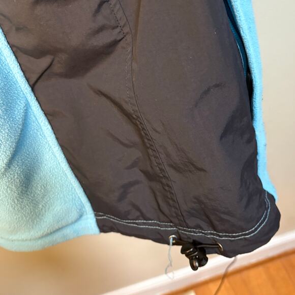 L.L. Bean Baby Blue Zip Up Rain Jacket Large Warm Winter Spring - Picture 6 of 9